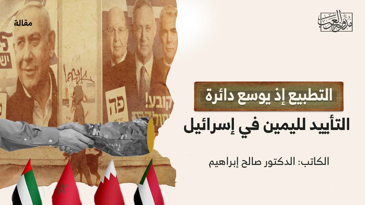 التطبيع-يوسع-دائرة-اليمين التطبيع إذ يوسع دائرة التأييد لليمين في إسرائيل
