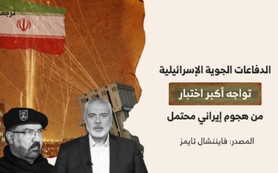 الدفاعات الجوية الإسرائيلية تواجه هجوم إيراني محتمل