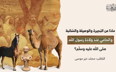 ماذا عن البَحِيرة والوصيلة والسّائبة والحامي عند ولادة رسول الله صلى الله عليه وسلّم؟